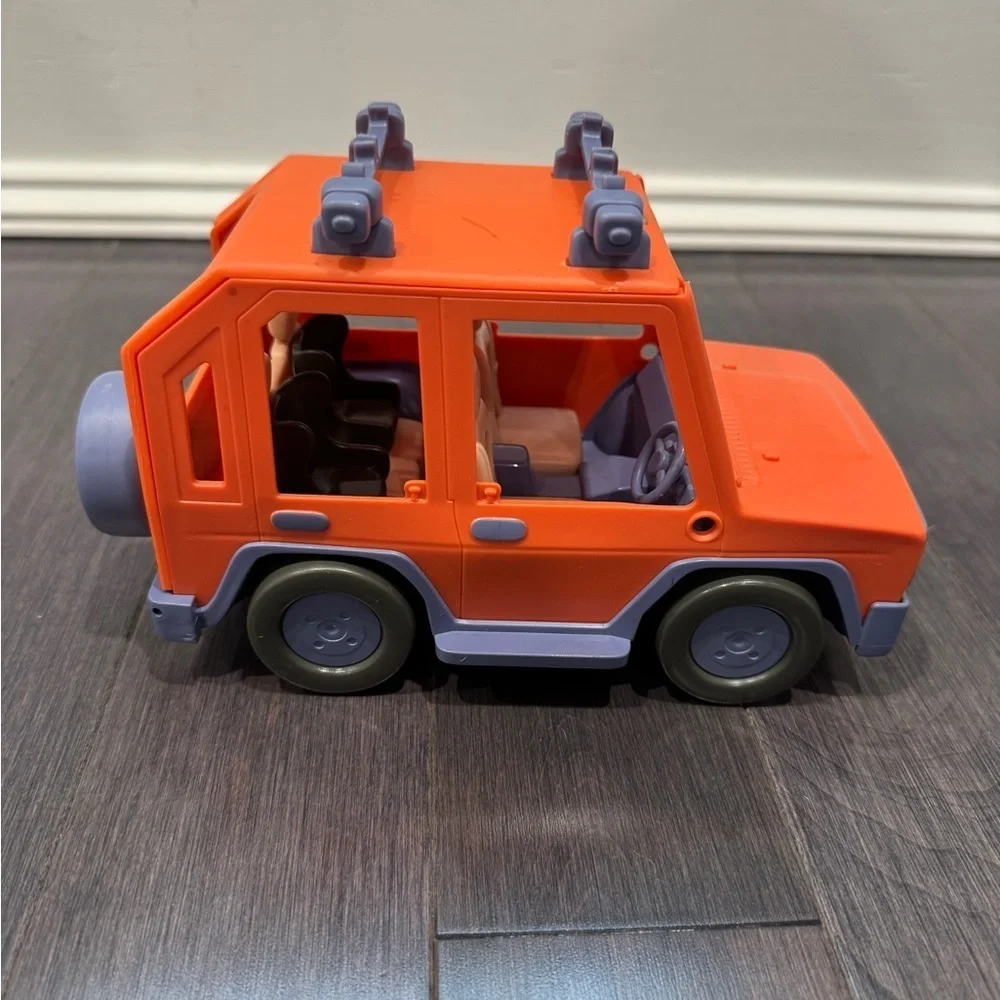 Bluey Heeler 4WD Vibrant Orange Family Vehicle Toy SUV for Kids Toddler Boy Girl